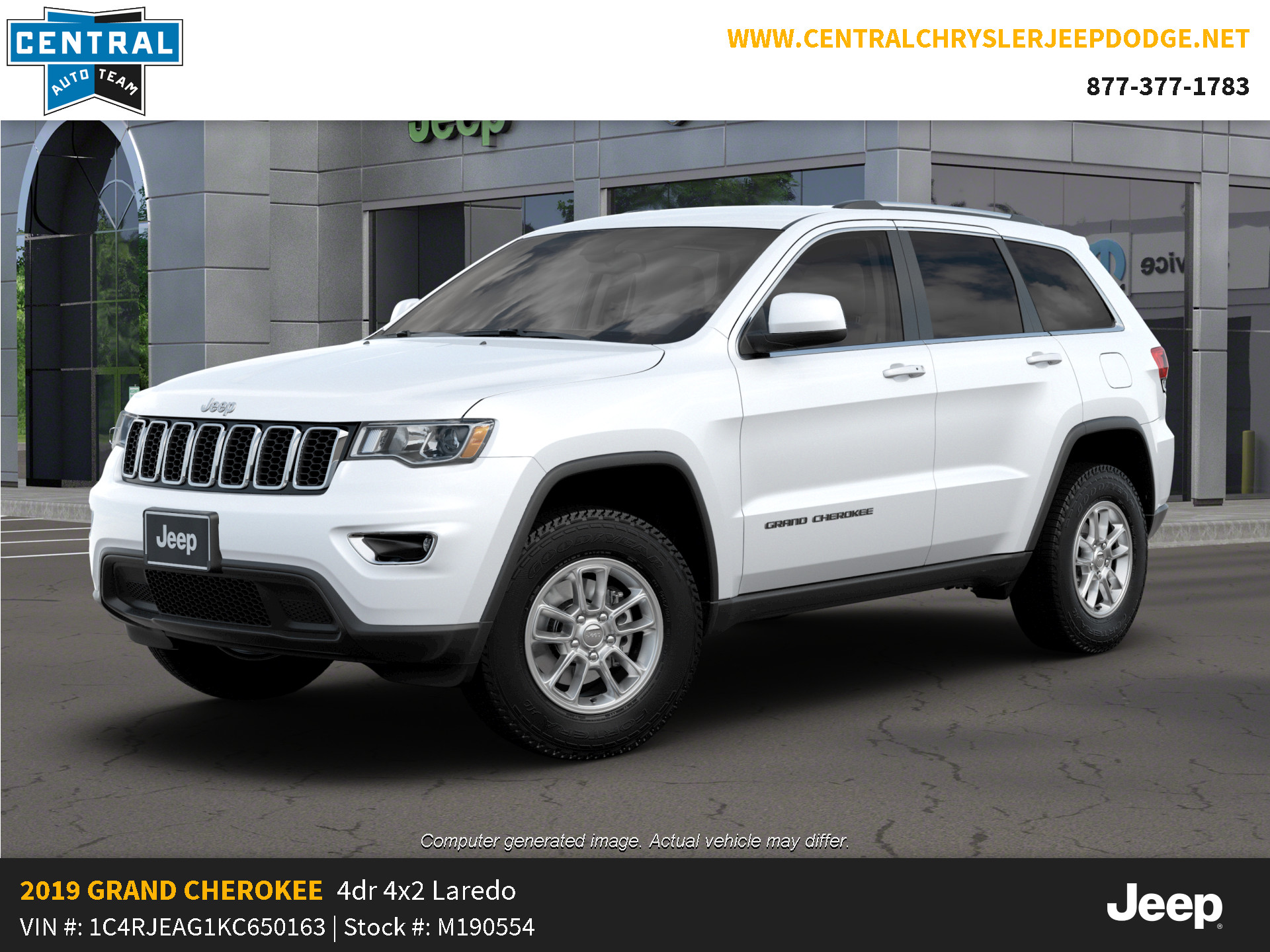 New 2019 Jeep Grand Cherokee Laredo E 4x2